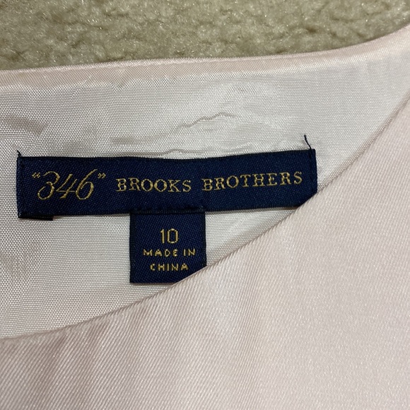 346 Brooks Brothers Pink Floral Long Sleeve Dress see photos as description EUC - Picture 5 of 17